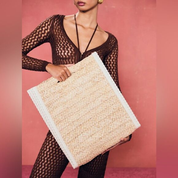 Cult Gaia Remi Tote | Natural NWT - Picture 1 of 7